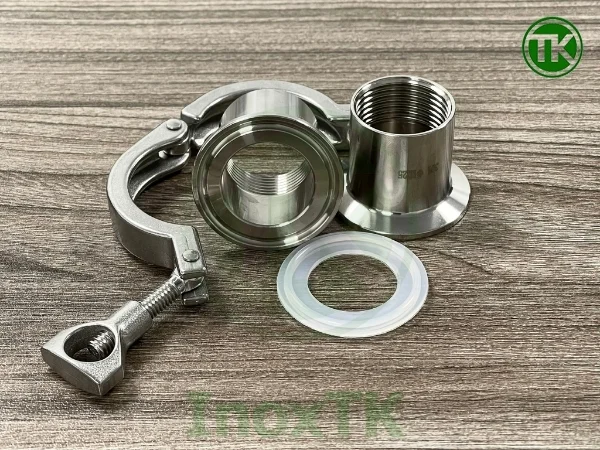 Clamp ren trong inox