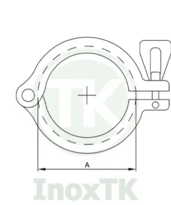 Cùm kẹp clamp inox vi sinh