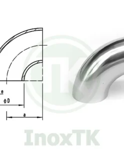 Cấu tạo cút inox vi sinh