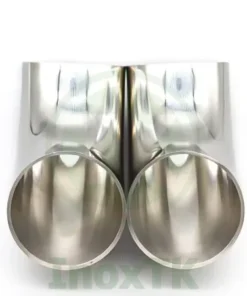 Cút inox vi sinh sáng bóng cả bên trong lẫn bên ngoài