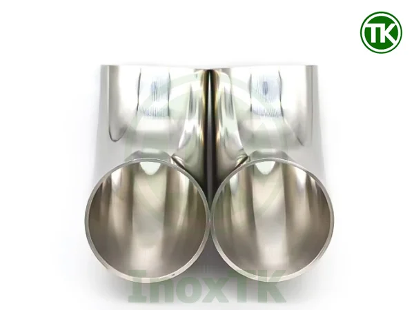 Cút inox vi sinh sáng bóng cả bên trong lẫn bên ngoài