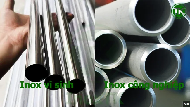 Inox vi sinh và inox công nghiệp