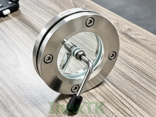 Kính mặt bích vi sinh có gạt sương