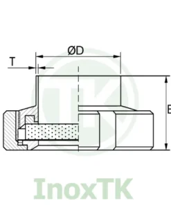 Bản vẽ kỹ thuật kính rắc co inox vi sinh