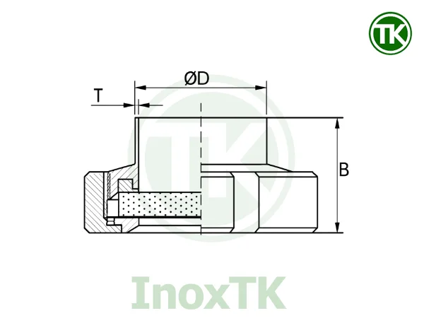 Bản vẽ kỹ thuật kính rắc co inox vi sinh