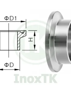 Mặt clamp hàn inox vi sinh