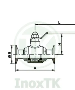 Cấu tạo van bi vi sinh