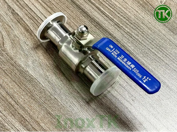 Van bi vi sinh clamp tay gạt là gì?