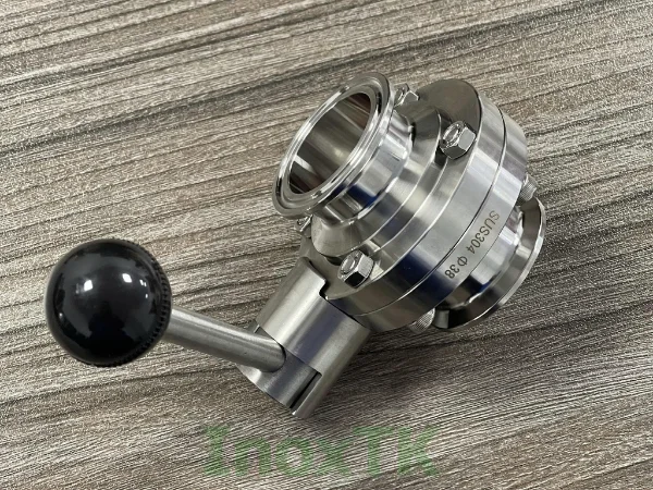 Ưu điểm của vật liệu cấu tạo nên van bướm vi sinh tay rút clamp inox