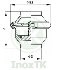 Van một chiều vi sinh clamp