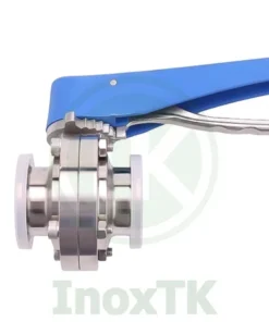 Van bướm vi sinh tay kẹp inox