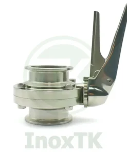 Van bướm vi sinh tay kẹp inox
