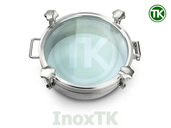 Nắp áp kính inox vi sinh