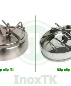 Nắp bồn elip inox vi sinh