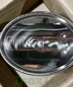 Nắp bồn elip inox vi sinh dạng lõm tại Inox TK