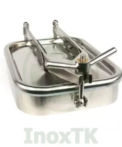 Nắp được khoá chắc chắn bởi thanh khoá và khoá vặn