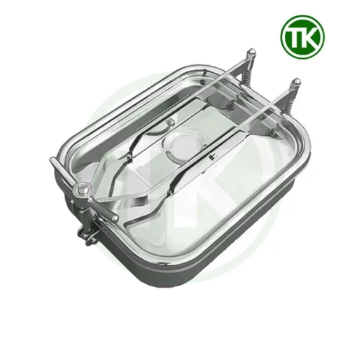 Nắp bồn chữ nhật inox vi sinh