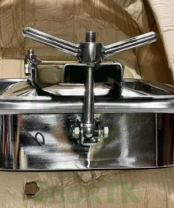 Bên trong nắp bồn hình nhữ nhật inox vi sinh 2 thanh