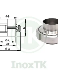 Rắc co inox vi sinh