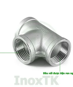 Cấu tạo của tê ren trong inox