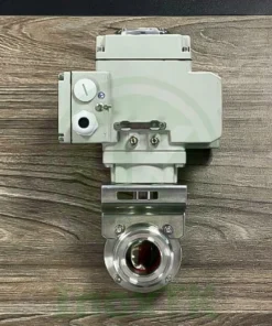 Van bướm điều khiển điện inox vi sinh