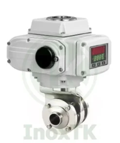 Van bướm điện nối hàn inox vi sinh