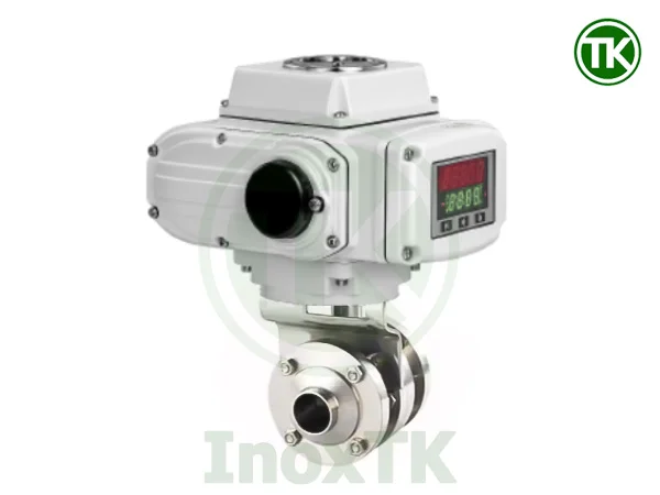 Van bướm điện nối hàn inox vi sinh là gì?