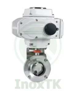 Nguyên lý làm việc van bướm điện nối hàn inox vi sinh