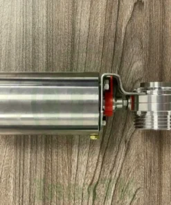 Van bướm vi sinh khí nén đầu hàn đầu rắc co