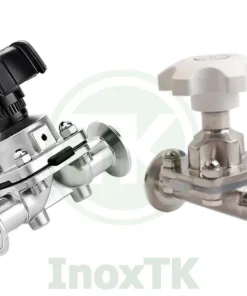 Van màng inox vi sinh nối clamp