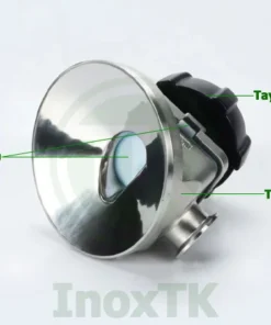 Cấu tạo của van màng xả đáy bồn tank inox vi sinh