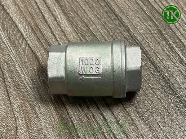 Van một chiều lò xo inox nối ren