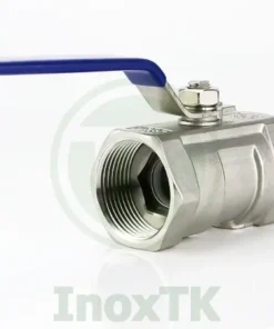 Van bi 1PC tay gạt nối ren inox