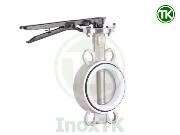 Van bướm inox tay gạt