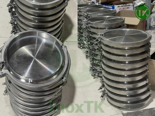 Inox TK cung cấp bộ clamp mù inox số lượng lớn, đủ size