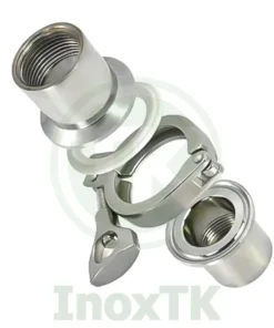 Cấu tạo của bộ clamp ren trong inox vi sinh