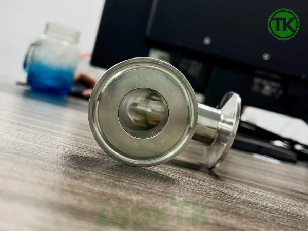 Cút clamp inox vi sinh tại Inox TK với bề mặt sáng bóng chuẩn vi sinh