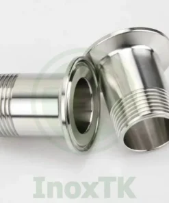 Mặt clamp ren ngoài inox vi sinh