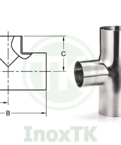 Cấu tạo của tê giảm inox vi sinh