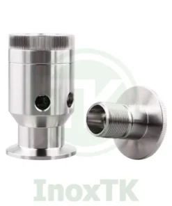 Van an toàn inox vi sinh dạng ngắn có thể tháo rời các bộ phận