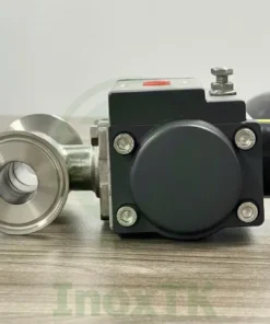 Van bi vi sinh điều khiển khí nén inox