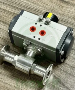 Van bi vi sinh điều khiển khí nén inox