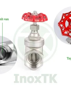Cấu tạo của van cổng ren inox