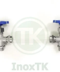 Bộ van kính thuỷ ren inox