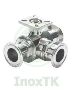 Van bi 3 ngã inox vi sinh có tán