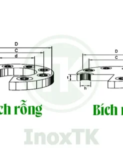 Cấu tạo mặt bích JIS 10K