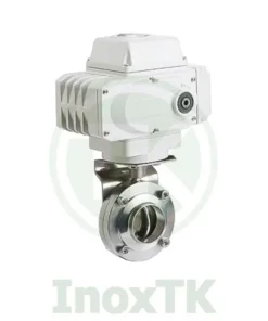 Van bướm inox vi sinh điều khiển điện