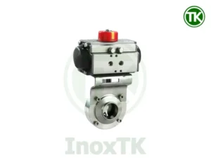 Van bướm inoc vi sinh khí nén lắp củ AT