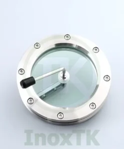Kính thăm bồn có gạt sương inox vi sinh