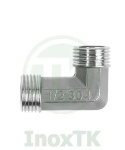 Cút ren ngoài inox 1/2